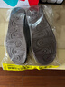 范米尼头层牛皮真皮棉拖鞋秋冬男士女情侣室内居家拖鞋老人保暖防滑家居 618【黑色】显瘦版 39-40 码【27】内长25厘米 实拍图