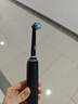 欧乐B（Oral-B）电动牙刷头 通用替换刷头 适配成人2D/3D全部型号小圆头牙刷【不适用iO系列】 3支 【多角度清洁型】黑色 实拍图