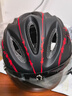 yaphtes骑行头盔自行车头盔国标认证磁吸风镜男女安全帽 黑红色 实拍图