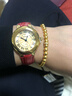 西普尼金表（HIPINE）金表女纯金999足金黄金手表复古腕表防水时尚石英表女士生日礼物 【光壳金面金扣】金重5g+ 实拍图