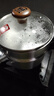 康巴赫（KBH）316L不锈钢奶锅宝宝辅食锅带蒸屉婴儿煎煮一体小奶锅煮面锅16cm 实拍图