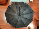 天堂 双人晴雨伞三折 晴雨伞三折10骨超大加固黑胶防晒伞 雾兰灰 实拍图