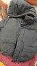 优衣库童装男童女童高性能复合连帽外套/保暖厚衣服473309 09 黑色 130 实拍图