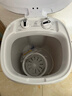 小鸭牌4.5公斤半全自动波轮迷你洗衣机 小型母婴儿童宝宝家用半自动单桶大家电 洗内衣袜子机 4.5kg蓝光款【+沥水篮】 实拍图