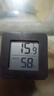 家用电子温湿度计室内干湿家用温湿度显示器迷你便携高精度壁挂式静音 黑色一个装 实拍图