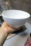 洁雅杰陶瓷盘家用白瓷盘子8英寸中式釉下彩餐盘菜盘汤盘 4只装 新骨瓷 实拍图