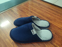 回力日系柔软情侣棉拖秋冬家居室内保暖棉鞋男款HL0006蓝色42-43码 实拍图