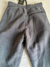 优衣库合作款/男装女装摇粒绒长裤/休闲裤裤子25秋冬新款483979 08 深灰色 L 实拍图