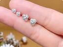 戚小米（QI XIAO MI）S999纯银如意结耳钉女养耳洞耳环防掉防堵针2025新款耳骨钉耳饰 如意结耳钉一对【螺丝款】999足银 实拍图