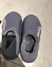 回力瑞防水棉拖鞋男士秋冬季全包跟居家厚底踩屎感外穿防滑情侣棉鞋冬天 灰蓝 保暖升级款 43-44 44-45 适合 实拍图