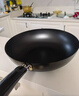 珍珠生活日本进口健康无涂层铁锅加厚1.6mm高纯铁平底炒锅30cm 实拍图