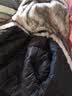 Homlean重磅毛领连帽座山雕棉服男女款冬季加绒保暖情侣外套HY98黑色M 实拍图