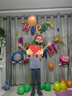 多美忆生日场景布置生日气球装饰儿童桌飘宝宝周岁生日快乐蛋仔派对 实拍图