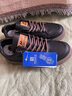 回力休闲鞋男潮流百搭皮面板鞋子男士户外舒适男鞋 0579 黑色 40 实拍图