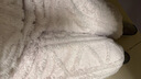 幸棉（LUCKMEEY）珊瑚绒家居服套装麻花绒长毛绒保暖可外穿睡衣情侣款厚防静电秋冬 女款香芋紫 M （女款90-110斤） 实拍图