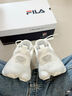 FILA 杨幂同款|斐乐官方女鞋FERN2运动鞋2025秋季新款蕨草鞋2代休闲鞋 奶白/粉绿色-GC 38.5 晒单实拍图