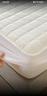 洁丽雅大豆夹棉床笠单件床罩新款席梦思床垫保护罩防尘罩防滑床单套床裙 本白【A类标准 可裸睡】 150cm*200cm 单床笠 实拍图