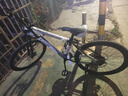 EG7山地自行车成人学生变速越野单车双减震赛车26寸青少年男女 辐条【升级减震 超强承重】黑白 26寸21速【适合：160-180CM】 实拍图