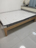迪妃梵全实木无床头床胡桃木双人排骨架床简约床架子单人床 浅胡桃木全实木床 1.5米*2米 实拍图