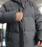 京东京造羽绒服男鸭绒加厚防寒工装面包服短款冬季外套衣服 灰色 2XL 实拍图