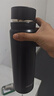 恩尔美（nRMEi）保温杯大容量男士茶杯冬季茶水分离焖闷泡茶水壶不锈钢水杯子 【茶水分离+便携提绳】黑1000ML 升级抗菌内胆丨支持定制刻字 实拍图