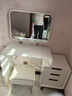 全友家居 现代简约卧室化妆镜梳妆台小户型床边收纳柜化妆桌子 实拍图