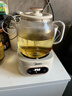 美的（Midea）花漾0胶水全玻璃全自动养生壶 办公室多功能煮茶壶 烧水壶恒温电热水壶煮茶器花茶壶1L YS10B101 实拍图