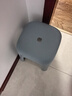 禧天龙塑料凳子方凳高凳加厚耐磨家用餐椅浴室凳节节高凳 石青色 1个装 实拍图