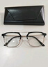 LESCA LUNETIER痞帅变色近视眼镜男款斯文败类半框防蓝光平光镜眼镜框架黑框高清 实拍图