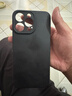 品胜 适用苹果15Pro Max手机壳 iPhone15ProMax柔性液态壳全包防摔防磨防震亲肤超薄保护套软壳 黑色 实拍图