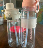 乐扣乐扣吸管杯儿童杯子上学专用水瓶小学生水壶运动水杯tritan夏季双饮杯 实拍图