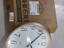 北极星（POLARIS）挂钟客厅简约创意石英钟时尚卧室钟表现代时钟欧式挂表30cm 实拍图