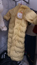 巴拉巴拉童装婴儿连体衣轻薄羽绒服宝宝衣服2025冬装抱衣爬服男童女童萌趣 黄色雪人-白鸭绒 100 cm-充绒量53g 实拍图