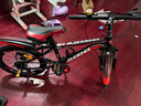 凤凰（Phoenix）儿童自行车山地车男女学生脚踏车6-12岁童车 霸道 黑红色 18寸 实拍图