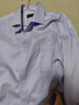 雅戈尔（YOUNGOR）长袖衬衫男DP免烫衬衫纯棉面料抗皱易打理新品 GLDP10171LJA粉紫色 40 实拍图