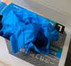 英科医疗（INTCO）一次性手套丁腈手套100只大码加厚耐用款清洁劳保蓝色防护手套 实拍图