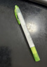三菱（uni）双头荧光记号笔 学生作业手账绘画标记笔彩色笔 细0.4mm粗4mm PUS-103T 1支/袋 浅绿色 实拍图