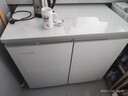 美菱（MeiLing）226升卧式冰箱家用商用对开两门风冷无霜定频变频电脑控温嵌入节能橱柜冰箱家商用厨房柜补贴 228升风冷无霜 电脑控温【升级变频】白色 实拍图