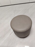 维莎实木圆凳现代简约客厅门口欧洲榉木换鞋凳家用科技布小矮凳 圆凳伦敦灰(290*290*260） 实拍图