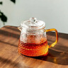 雅集锤纹壶加厚 耐热玻璃过滤茶壶小 红茶泡茶壶功夫茶具280ml 实拍图