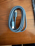 beats 耳机 手机充电线  编织连接线 Apple/苹果USB-C/type-c 数据线适用iPhone15 16 17手机/原装线 USB-C 转 USB-C 飚速蓝（1.5米） 实拍图