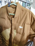 adidas轻薄拒水保暖秋冬通勤穿搭鸭绒羽绒服男女阿迪达斯三叶草   麦棕(推荐男生选大一码)   XL 实拍图