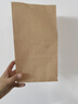 乐三好通用方底牛皮纸袋 外卖打包袋面包袋炸鸡袋 防油24*13*8cm(100个) 实拍图