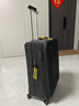汉客万向轮行李箱旅行箱男女拉杆箱大容量商务箱子密码箱包黑色26英寸 实拍图
