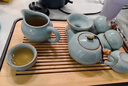 初伍中式功夫茶具套装简约复古家用客厅送礼汝窑泡茶茶壶茶杯高档整套 实拍图