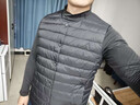 鸭鸭（YAYA）反季羽绒服男冬季轻薄羽绒背心内穿马夹男士保暖内胆薄款马甲KX 黑色 XL /180 实拍图