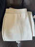 优衣库女装快干休闲窄身长裙/半身裙裙子485599 30 浅米色 L 实拍图