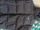 安踏儿童羽绒服男童装25年冬季加厚保暖四防科技潮流纯色厚羽绒泡泡羽 【四防蓬蓬羽】基础黑5902-1 绒子含量85% 140 充绒量120g 实拍图