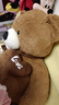 虎实小宝熊玩偶毛绒玩具七夕情人节送女朋友生日礼物女生抱熊睡觉棕色80cm 实拍图