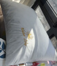 博洋家纺枕头芯可水洗全棉刺绣单人软枕芯低枕对装 莲仪48*74cm家居馆 实拍图